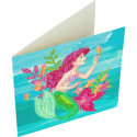 DISNEY PRINCESS Crystal Art Card Ariel