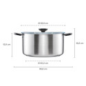 CASSEROLE FF 7L WITH LID 1072318