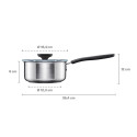 PAN SAUCE FF 1.5L WITH LID 1072315