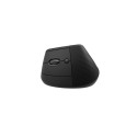 Wireless ergonomic mouse Logitech Lift, Graphite (Left Hand)