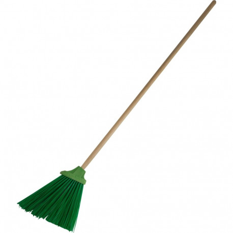 Majapidamishari plastist puidust varrega 120cm, roheline