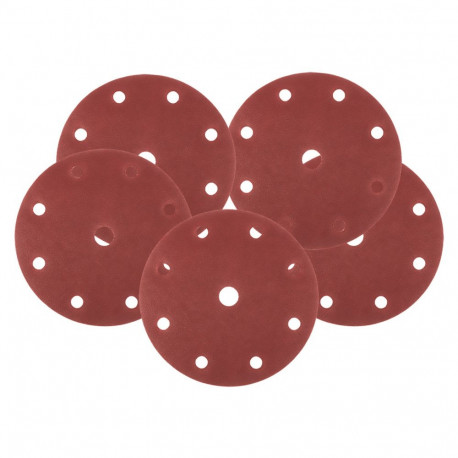 Krążki ścierne 150 mm, P240, 5 szt., z 9 otworami do 04-721 (5 tk.)