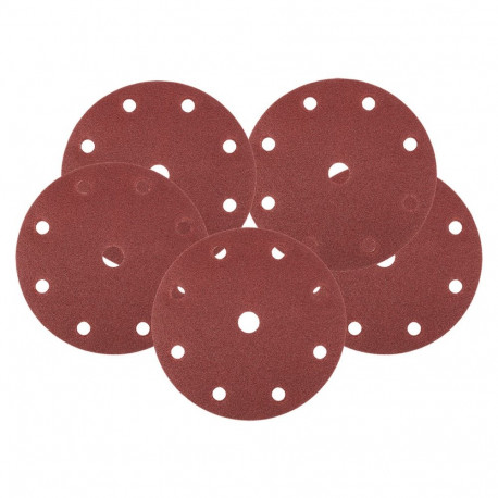 150 mm lihvimiskettad, P60, 5 tk, 9 avaga, sobib 04-721 (5 tk)