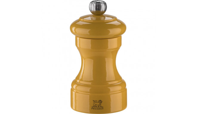 Peugeot Bistro pepper mill 10 cm yellow saffron painted wood