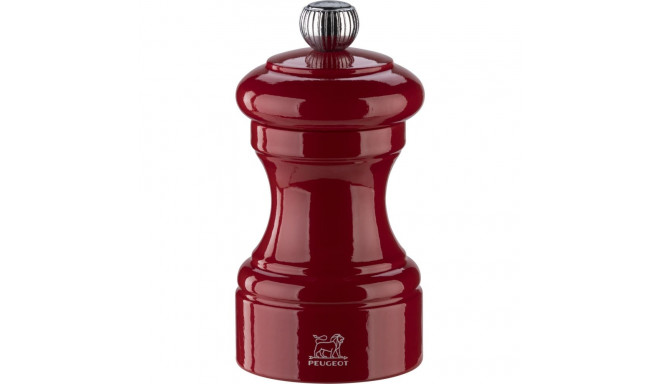 Peugeot Bistro salt mill 10 cm passion red lacquered wood