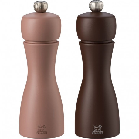 Peugeot Tahiti pipra/soolaveski komplekt 2 tk 15 cm pruun