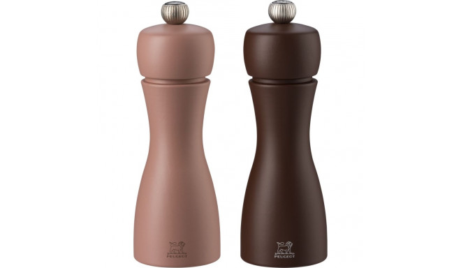 Peugeot Tahiti pepper/salt mill set 2 pieces 15 cm brown