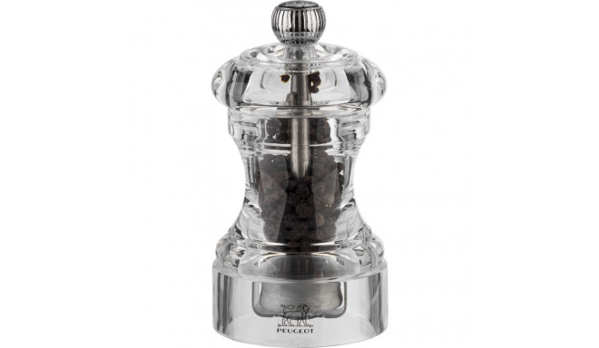 Peugeot Bistro pepper mill 10cm acryl transparent