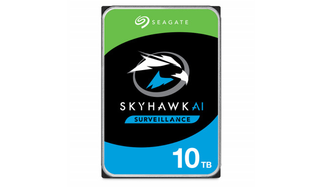 Seagate SkyHawk AI 10 TB SATAIII 256 MB 3,5" kõvaketas