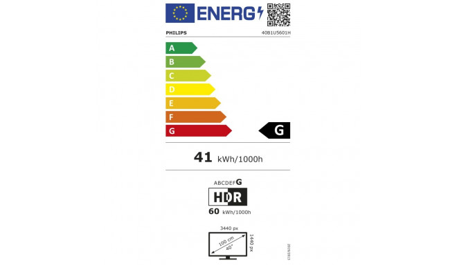 Philips 40B1U5601H/00 - 120Hz | UWQHD | 40'' | IPS | 4ms