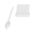 Coffee spoon reusable white 50 pcs/pk