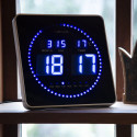 Wall clock UNILUX Flo LED  digital black