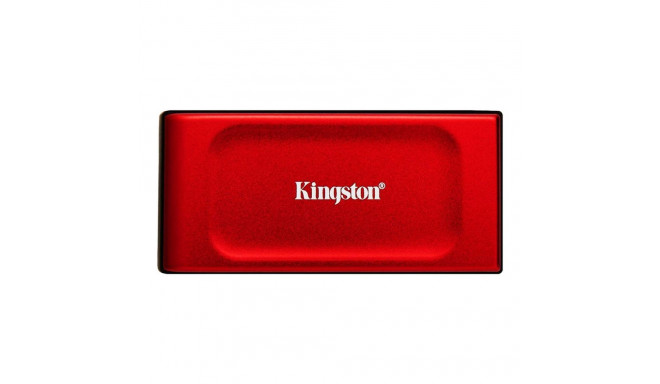 KINGSTON XS1000R 2TB SSD Pocket-Sized USB 3.2 Gen 2 External Solid State Drive Red