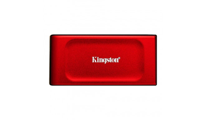 KINGSTON XS1000R 1TB SSD taskusuuruses USB 3.2 Gen 2 väline pooljuhtketas punane