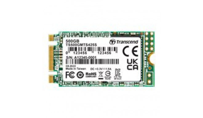 TRANSCEND 500GB M.2 2242 SSD SATA3 B+M Key TLC