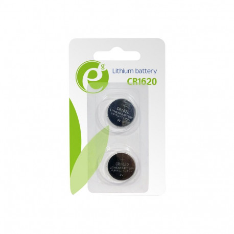 GEMBIRD EG-BA-CR1620-01 Energenie Button cell CR1620, 2-pack, blister - Patareid - Photopoint