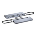 I-TEC USB-C Metal Ergonomic 4K 3x Display Docking Station with PD 100 W + i-tec Universal Charger 10