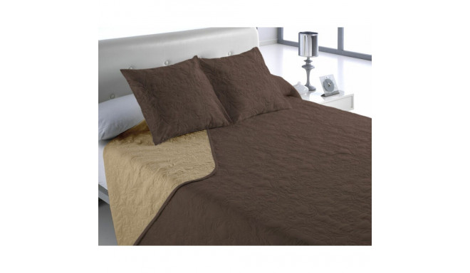 Bedspread (quilt) Hosteline VEGAS Brown Single (2 Pieces)