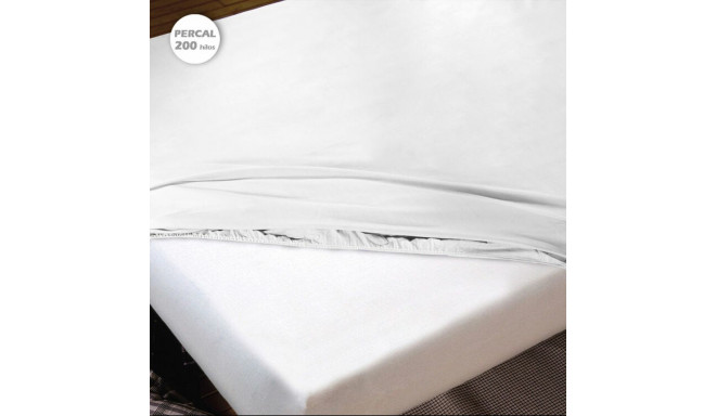 Fitted bottom sheet Hosteline IRIS PREMIUM White King size