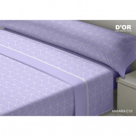 Voodiriiete Komplekt D'Or ANKARA Malva Voodi 105 cm Franela