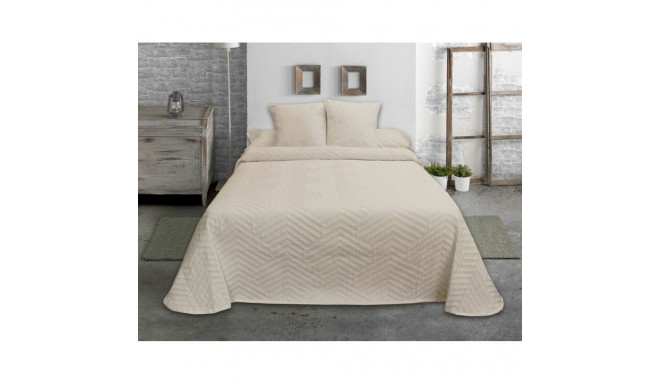 Bedspread (quilt) Hosteline ESPIGA Beige King size (1 Piece)