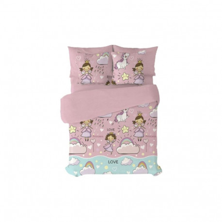Duvet cover set Pierre Cardin Morgana Pink Single 3 Pieces