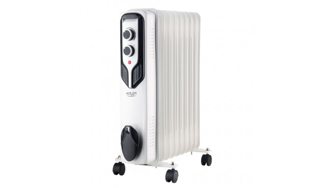 Adler | Õliradiaator | AD 7816 | Õliradiaator | 2000 W | Võimsustasemeid 3 | Valge