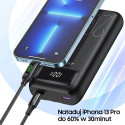 AWEI PowerBank P169K 20000mAh 22.5W black/black display + PD/Lightning cables