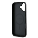 Guess GUHMP16MPGHSMMK iPhone 16 Plus 6.7" black/black hardcase Grained Ring MagSafe