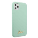 Guess GUHCN58LSLMGG iPhone 11 Pro green/green hard case Silicone Vintage Gold Logo