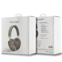 Guess Bluetooth on-ear headphones GUBHK1GCTCSW brown/brown Gcube Metallic Script Logo