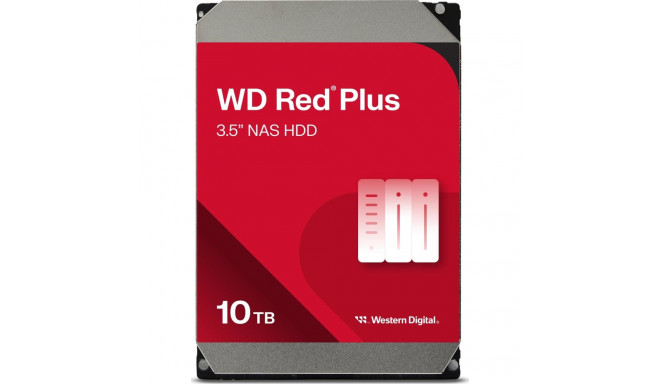 WD Red Plus 10TB 3.5'' SATA III (6 Gb/s) serveriketas (WD101EFBX)