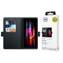 3MK Wallet Case Realme C67 black/black
