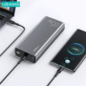 USAMS Powerbank PB59 30000mAh 65W 2xQC3.0+PD Fast Charge black/black CMXLOGTC01 (US-CD165) + USB-C-U