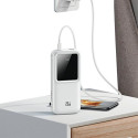 USAMS Powerbank with built-in USB-C+Lightning cables 30000 mAh 20W PD+Qc 3.0 Fast Charge X-chel Seri