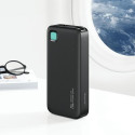 USAMS Powerbank with retractable USB-C Retractable cable 10000 mAh PD 20W Fast Charge XY Series blac