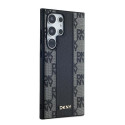 DKNY DKHMS24LPCPVSLK S24 Ultra S928 black/black hardcase Leather Checkered Mono Pattern MagSafe