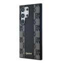 DKNY DKHMS24LPCPVSLK S24 Ultra S928 black/black hardcase Leather Checkered Mono Pattern MagSafe