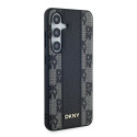 DKNY DKHMS24MPCPVSLK S24+ S926 black/black hardcase Leather Checkered Mono Pattern MagSafe