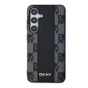 DKNY DKHMS24SPCPVSLK S24 S921 black/black hardcase Leather Checkered Mono Pattern MagSafe
