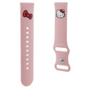 Hello Kitty Universal Strap HKUWLSCHBLP Silicone Kitty Head pink/pink strap 22mm