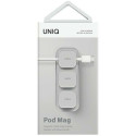 UNIQ Pod Mag magnetic cable organizer + gray/chalk gray base