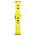 3MK Silicone Watch Strap yellow/yellow for Apple Watch 42/44/45/49mm