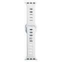 3MK Silicone Watch Strap white/white for Apple Watch 42/44/45/49mm