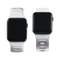 3MK Silicone Watch Strap white/white for Apple Watch 42/44/45/49mm