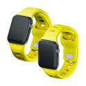 3MK Silicone Watch Strap yellow/yellow for Apple Watch 42/44/45/49mm