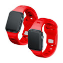 3MK Silicone Watch Strap red/red for Apple Watch 42/44/45/49mm