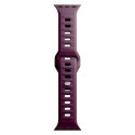 3MK Silicone Watch Strap dark purple /mulberry for Apple Watch 42/44/45/49mm