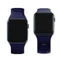 3MK Silicone Watch Strap navy blue/ocean blue for Apple Watch 42/44/45/49mm