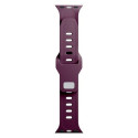 3MK Silicone Watch Strap dark purple /mulberry for Apple Watch 42/44/45/49mm